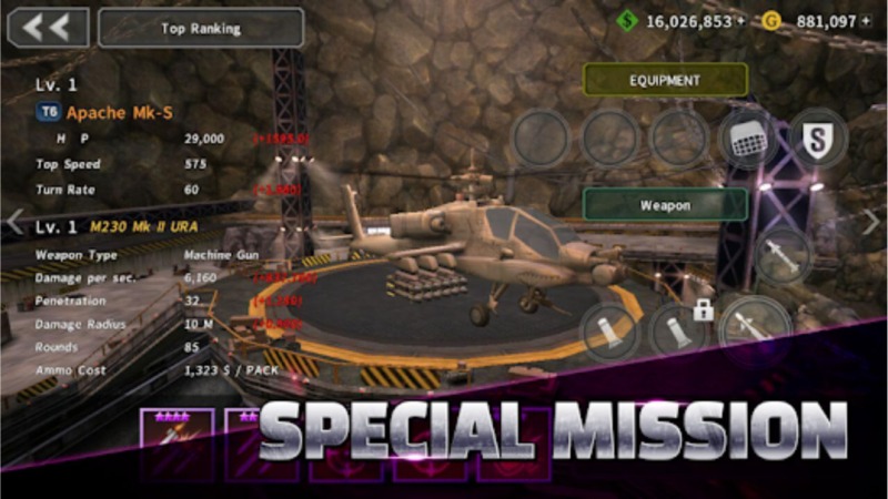 Gameplay Của Gunship Battle Mod Apk