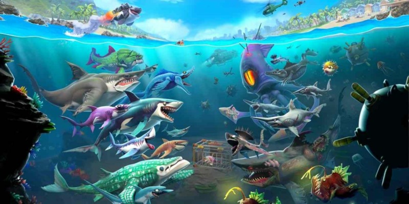 Download Hack Hungry Shark World Mod Apk v6.2.1 (Unlimited Money/Invincible)