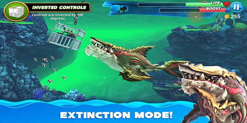 Features of Hack Hungry Shark World