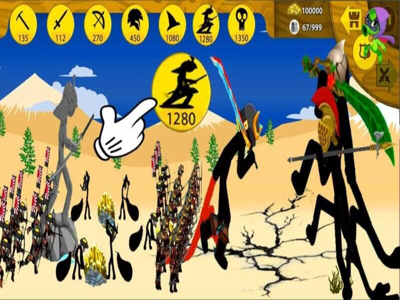 Download Hack Stick War: Legacy (MOD 99999999 diamonds, Giant, Full gold)