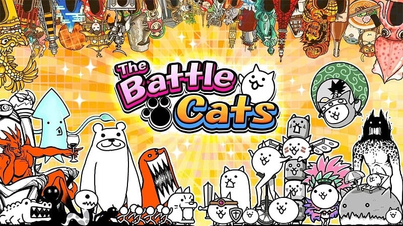 The Battle Cats game with cute cats