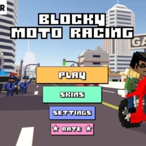 Blocky Moto Racing: Bike Rider Mod 1.40 (Unlimited Money)