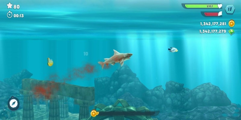 Hungry Shark Evolution Mod Apk v11.9.4 (Koin/Gem Tak Terbatas/Abadi)