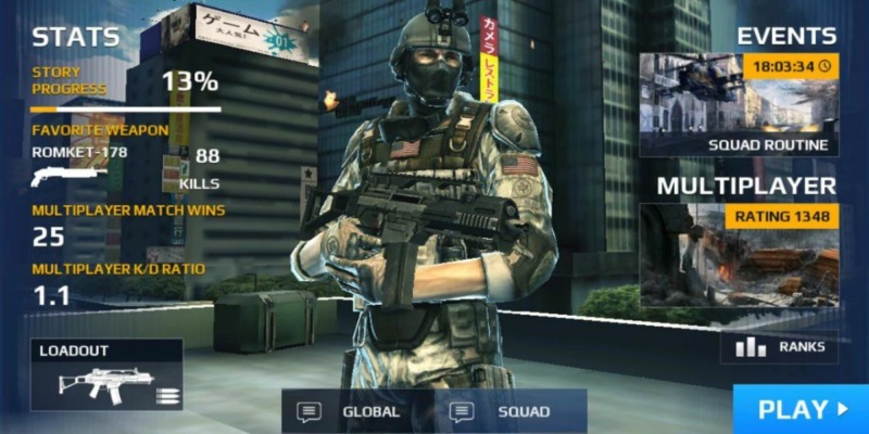 Modern Combat 5 Mod Apk v5.9.8a (God Mode, Antiban)