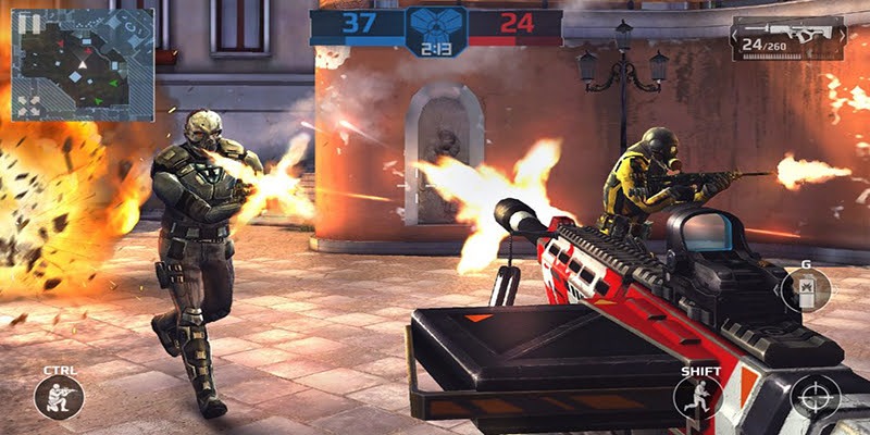 Grafik Modern Combat 5 Mod Apk