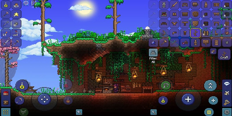 GamePlay Terraria Apk