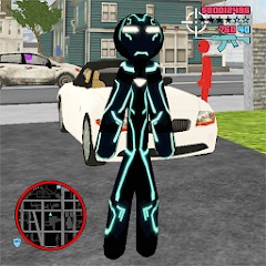 Neon Iron Stickman Mod v65.0 (Tidak terkunci)