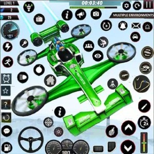 Flying Formula Car Racing Game mod v5.2.3 (Uang Tidak Terbatas)