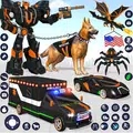 Ambulance Dog Robot Car Game mod 99.8 Tidak terkunci